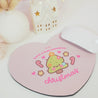 Sprinkle Spruce Mouse Pad | Kawaii Christmas Tree Desk Decor | Festive Pastel Pink Workspace Accessory - Katnipp Studios