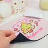 Sprinkle Spruce Mouse Pad | Kawaii Christmas Tree Desk Decor | Festive Pastel Pink Workspace Accessory - Katnipp Studios