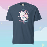 Too Cute to Give a Fluff Premium Heavyweight T-Shirt | Bonbun & Bumblebutt Pastel Tee | Kawaii Spring Bunny & Bee Shirt Katnipp character product