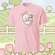 Too Cute to Give a Fluff Premium Heavyweight T-Shirt | Bonbun & Bumblebutt Pastel Tee | Kawaii Spring Bunny & Bee Shirt Katnipp character product