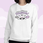 Vampire Marshie & Vampies Vault Friends Sweatshirt | Don't Be Ordinary Be Fangtastic Quote | Spooky Cute Gothic Halloween Apparel Katnipp character product