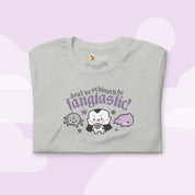 Vampire Marshie & Vampies Vault Friends T-Shirt | Don't Be Ordinary Be Fangtastic Quote | Spooky Cute Gothic Halloween Tee Katnipp character product