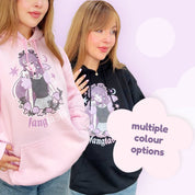 Violet the Vampire Sweatshirt | Fangtastic Gothic Halloween Hoodie | Spooky Cute Kawaii Apparel Katnipp character product