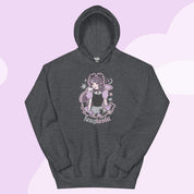 Violet the Vampire Sweatshirt | Fangtastic Gothic Halloween Hoodie | Spooky Cute Kawaii Apparel Katnipp character product