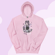 Violet the Vampire Sweatshirt | Fangtastic Gothic Halloween Hoodie | Spooky Cute Kawaii Apparel Katnipp character product