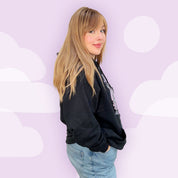 Violet the Vampire Sweatshirt | Fangtastic Gothic Halloween Hoodie | Spooky Cute Kawaii Apparel Katnipp character product