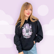 Violet the Vampire Sweatshirt | Fangtastic Gothic Halloween Hoodie | Spooky Cute Kawaii Apparel Katnipp character product