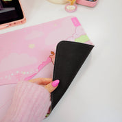 Winter Christmas Desk Mat | Cinnamon & Bumblebutt | Kawaii Pastel Desk Decor Katnipp character product