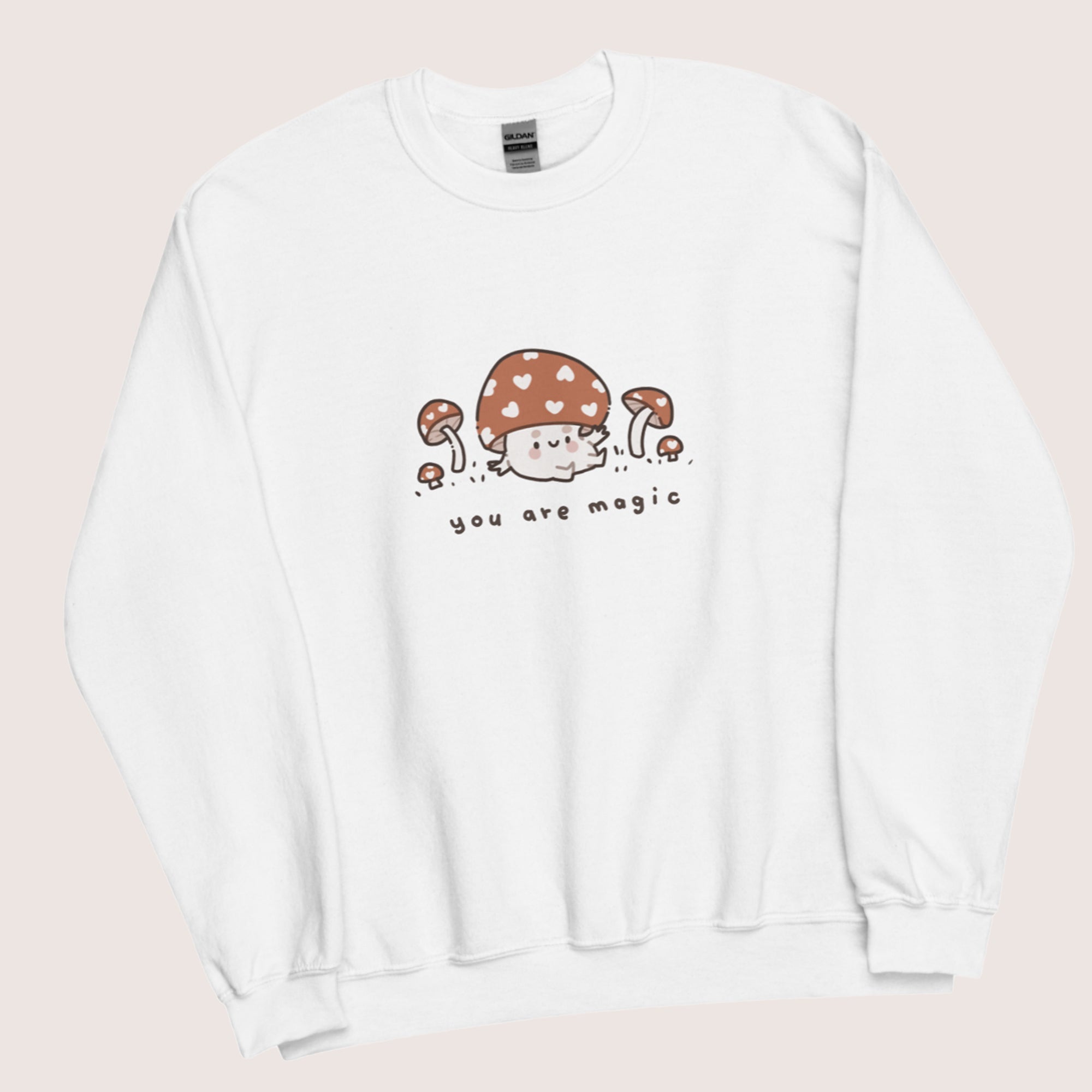 You Are Magic Kawaii Mushroom Sweater | Cozy Autumn Jumper | Aesthetic Fall Sweatshirt Katnipp character product