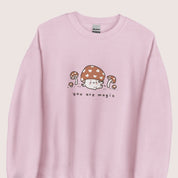 You Are Magic Kawaii Mushroom Sweater | Cozy Autumn Jumper | Aesthetic Fall Sweatshirt Katnipp character product