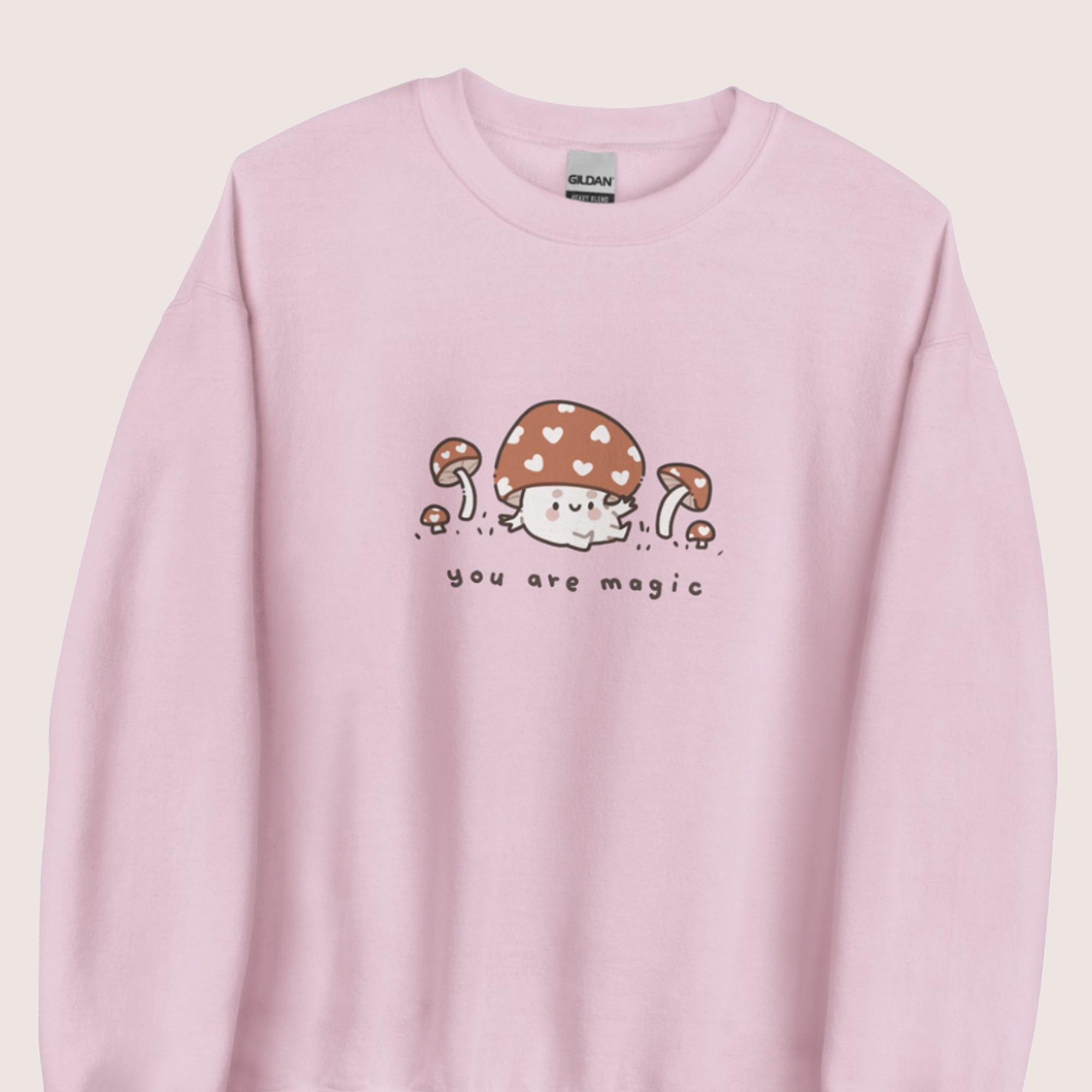 You Are Magic Kawaii Mushroom Sweater | Cozy Autumn Jumper | Aesthetic Fall Sweatshirt Katnipp character product