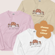 You Are Magic Kawaii Mushroom Sweater | Cozy Autumn Jumper | Aesthetic Fall Sweatshirt Katnipp character product