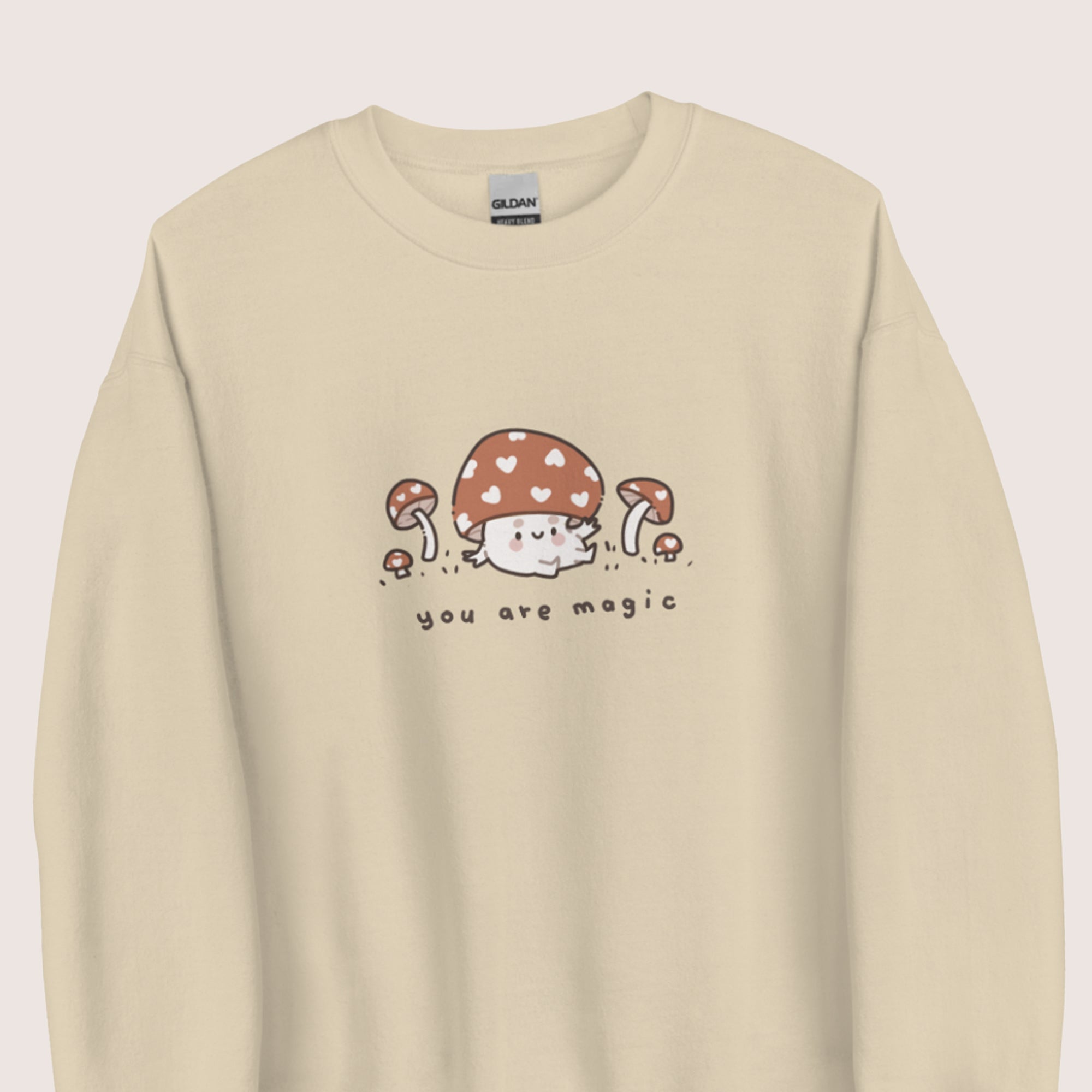 You Are Magic Kawaii Mushroom Sweater | Cozy Autumn Jumper | Aesthetic Fall Sweatshirt Katnipp character product