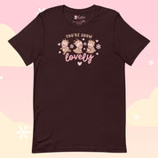 You're Snow Lovely Kawaii Reindeer Christmas T-Shirt | Cute Holiday Graphic Tee for Winter Katnipp character product