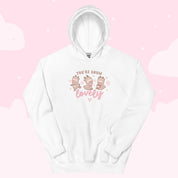 You're Snow Lovely Kawaii Reindeer Hoodie | Cute Christmas Hoodie | Festive Holiday Design Katnipp character product
