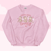 You're Snow Lovely Kawaii Reindeer Sweatshirt | Cute Christmas Holiday Apparel Katnipp character product