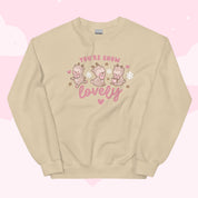 You're Snow Lovely Kawaii Reindeer Sweatshirt | Cute Christmas Holiday Apparel Katnipp character product