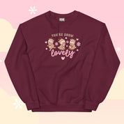 You're Snow Lovely Kawaii Reindeer Sweatshirt | Cute Christmas Holiday Apparel Katnipp character product