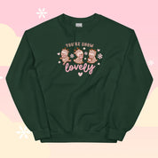 You're Snow Lovely Kawaii Reindeer Sweatshirt | Cute Christmas Holiday Apparel Katnipp character product