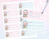Vibrant pastel planner stickers for tracking vitamin doses morning and evening over 10 weeks, main