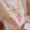 Autumn Leaves and Coffee Please Tote Bag | Kawaii Pumpkin Design | Eco-Friendly Fall & Winter Accessory - Katnipp Studios