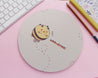 Kawaii Bumblebee Mouse Mat - Hand-printed original design to brighten up your workspace.