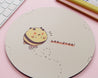 Kawaii Bumblebee Mouse Mat - Hand-printed original design to brighten up your workspace. 5