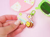 Bee Kind to Your Mind Acrylic Keyring | Positive Message Keychain | Cute Kawaii Bee Accessory - Katnipp Studios