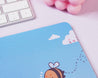 Adorable Bumblebutt Mouse Pad - Hand-printed original design to brighten up your workspace. 5