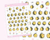 Adorable Bumblebutt Bumblebee Planner Stickers - Handmade originals for your planner.