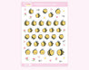 Adorable Bumblebutt Bumblebee Planner Stickers - Handmade originals for your planner. 2