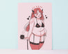 Body Positive Curvy Redhead Art Print - Various Sizes 4