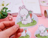 Bonbun & Bumblebutt Easter bunny and spring-themed die-cut vinyl sticker 3