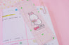 Bonbun the Spring Bunny Bookmark - Featuring Bonbun picking flowers on a charming bookmark printed on quality 400gsm cardstock with smooth velvet lamination. 5