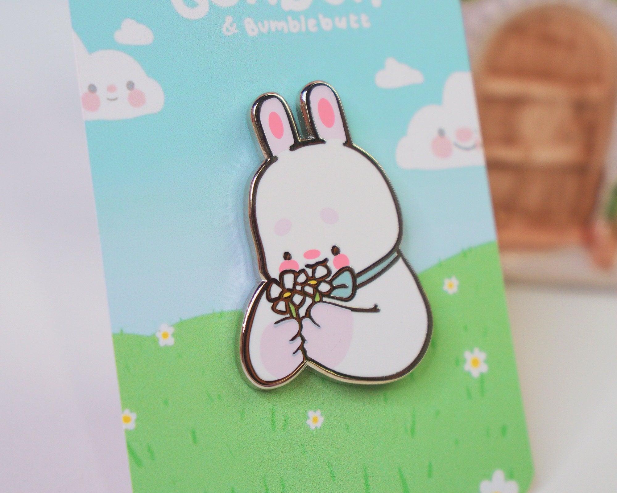Bonbun The Little Bunny Enamel Pin - Katnipp Illustrations