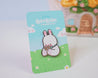 Bonbun The Little Bunny Enamel Pin - Cute bunny pin accessory for clothing or bags. 3
