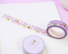 Image of Bumblebutt Gingham Lilac Washi Tape roll 4