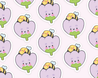 BumbleButt Lilac Tulip Spring Flower Die Cut Sticker - Katnipp Illustrations