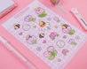 Bumblebutt The Bumble Bee Floral A5 Sticker Sheet | Kawaii Spring Stickers - Katnipp Studios