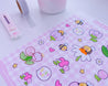 Bumblebutt The Bumble Bee Floral A5 Sticker Sheet | Kawaii Spring Stickers - Katnipp Studios