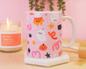 Candy Corn Halloween Cute Ceramic Mug - Katnipp Illustrations