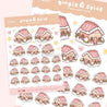 Christmas Gingerbread House Stickers | Festive Planner Stickers | GG 011 - Katnipp Studios