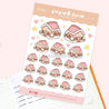 Christmas Gingerbread House Stickers | Festive Planner Stickers | GG 011 - Katnipp Studios