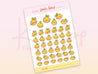 Citrus The Cat ~ Kawaii Lemon Planner Stickers ~ CITRUS005 - Katnipp Illustrations