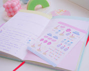 Cleaning & Chores Sticker Sheet | Kawaii Home Cleaning Stickers | A6 Pastel Organiser Stickers | HOME 001 - Katnipp Studios