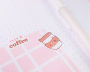 Coffee To Go Sticker Sheet | Bearguette Cafe Coffee Planner Stickers | BC004 Katnipp character product