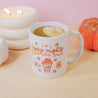 Cosy Autumn Pumpkin Spice Mug | Kawaii Pumpkin Coffee Cup with "Cosy Nights & Pumpkin Spice" Quote - Katnipp Studios