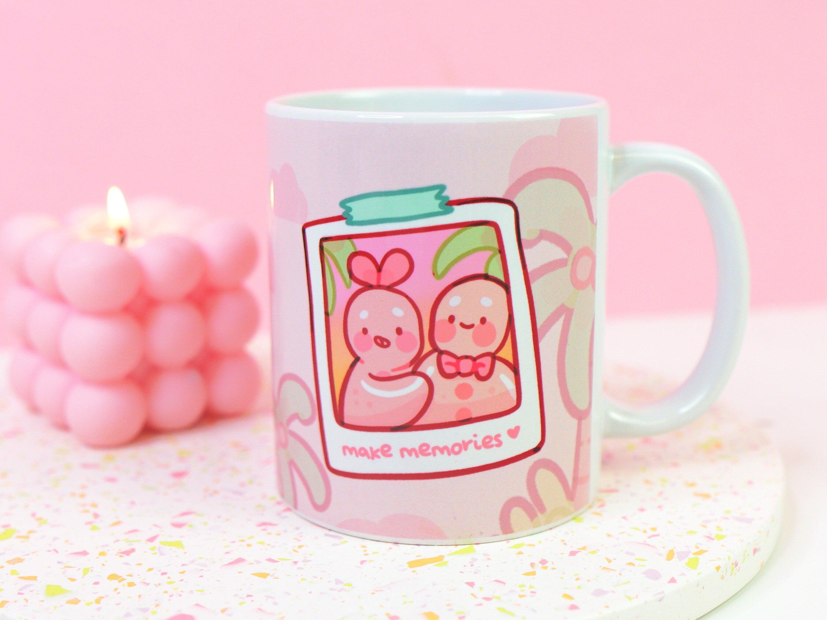 Couples Gingie & Spice Mug ~ Make Memories Kawaii Mug - Katnipp Illustrations