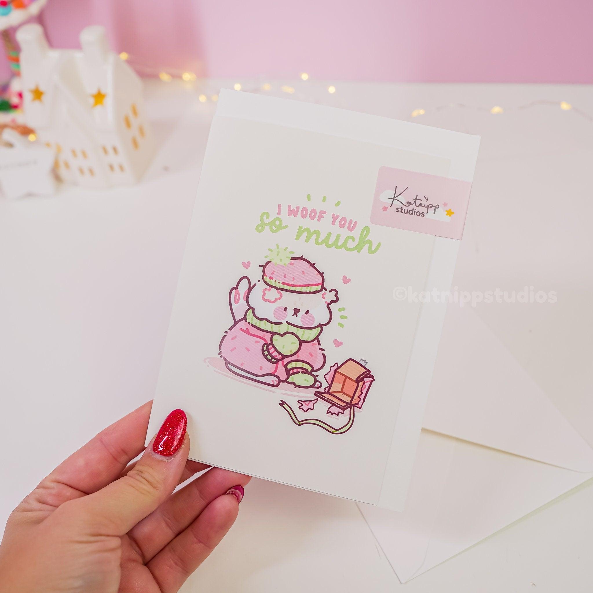 Cute Funny Christmas Card - Katnipp Studios