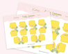 Cute Lemons Kawaii  Index Tabs ~ ID003 - Katnipp Illustrations